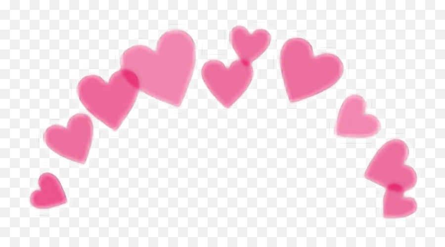 Pink Beautiful Snapchat Cute Kawaii - Heart Emoji,Pink Hearts Emoji On Snapchat