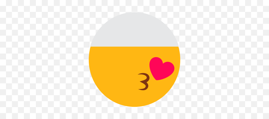 Emoji Face Heart Islam Kiss Love Muslim Icon - Circle,Kissing Face Emoji