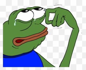 Frog Png - Pepe Wiping Away Tear Emoji,Kermit Tea Emoji
