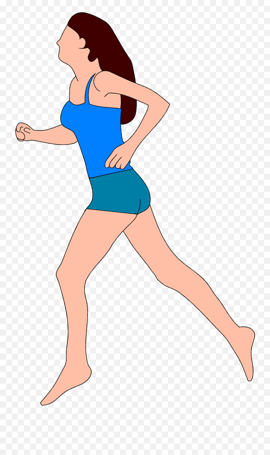 Free Male Runner Silhouette Download - Running Girl Clipart Gif Emoji,Woman Running Emoji