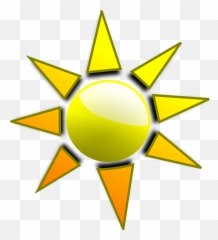 Sunshine Heat Warmth Weather - Clip Art Emoji