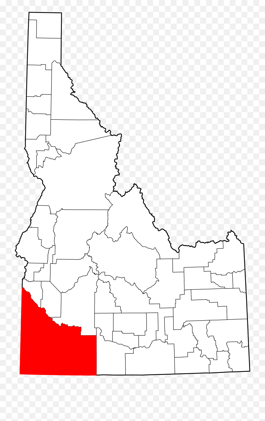 Idaho Highlighting Owyhee County - County Idaho Emoji,Hot Springs Emoji