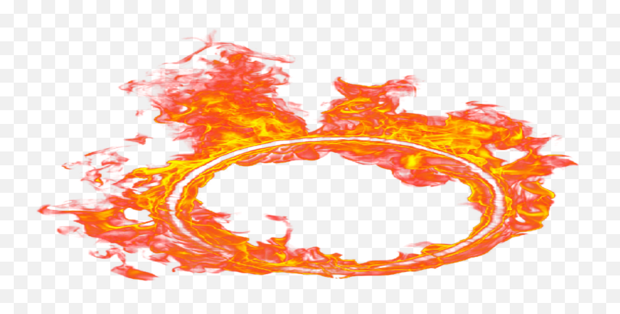 Crown Halo Red Fire Flame Art - Transparent Flame Halo Emoji,Flaming Emoji