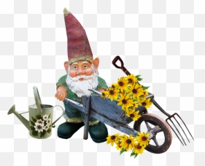 Gnome Working Garden Free Pictures - Gardening Gnomes Clipart Emoji