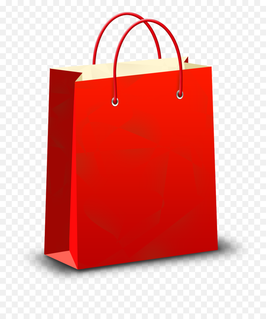 Red Shopping Bag Png Image - Transparent Background Shopping Bag Png Emoji,Bag Emoji Png