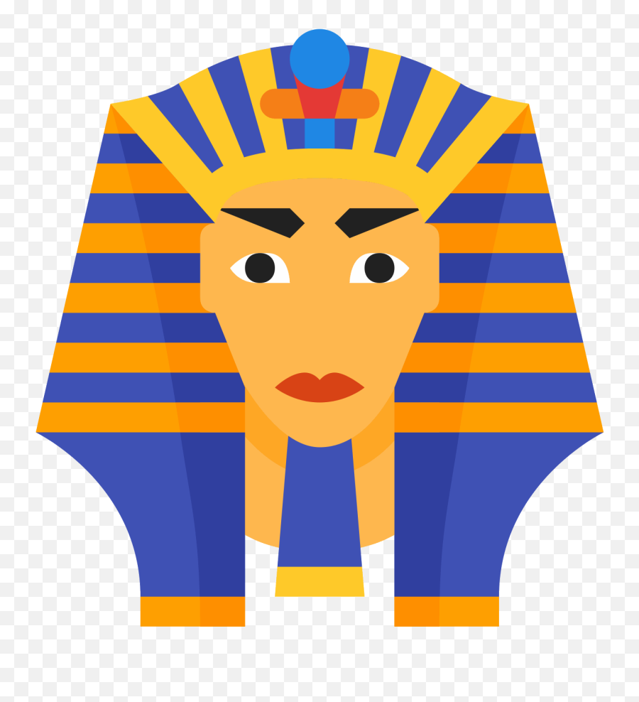 Pharaoh Vector Kid Transparent Png - Egyptian Gods Icon Png Emoji,Pharaoh Emoji