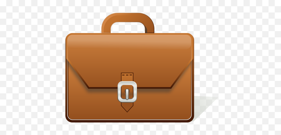 Leather Briefcase Vector Clip Art - Briefcase Clipart Emoji,Leather Jacket Emoji