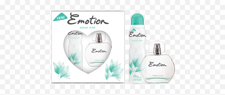 Emotion Kofre Edt 50 Ml Deo Aqua Kiss - Parfüm Bayan Emontion Emoji,Kiss Emotion