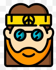 Hippie - Clip Art Emoji