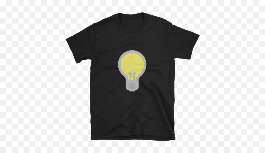 Lightbulb Emoji T - Shirt U2013 Getting Shirty Club,Lighting Emoji