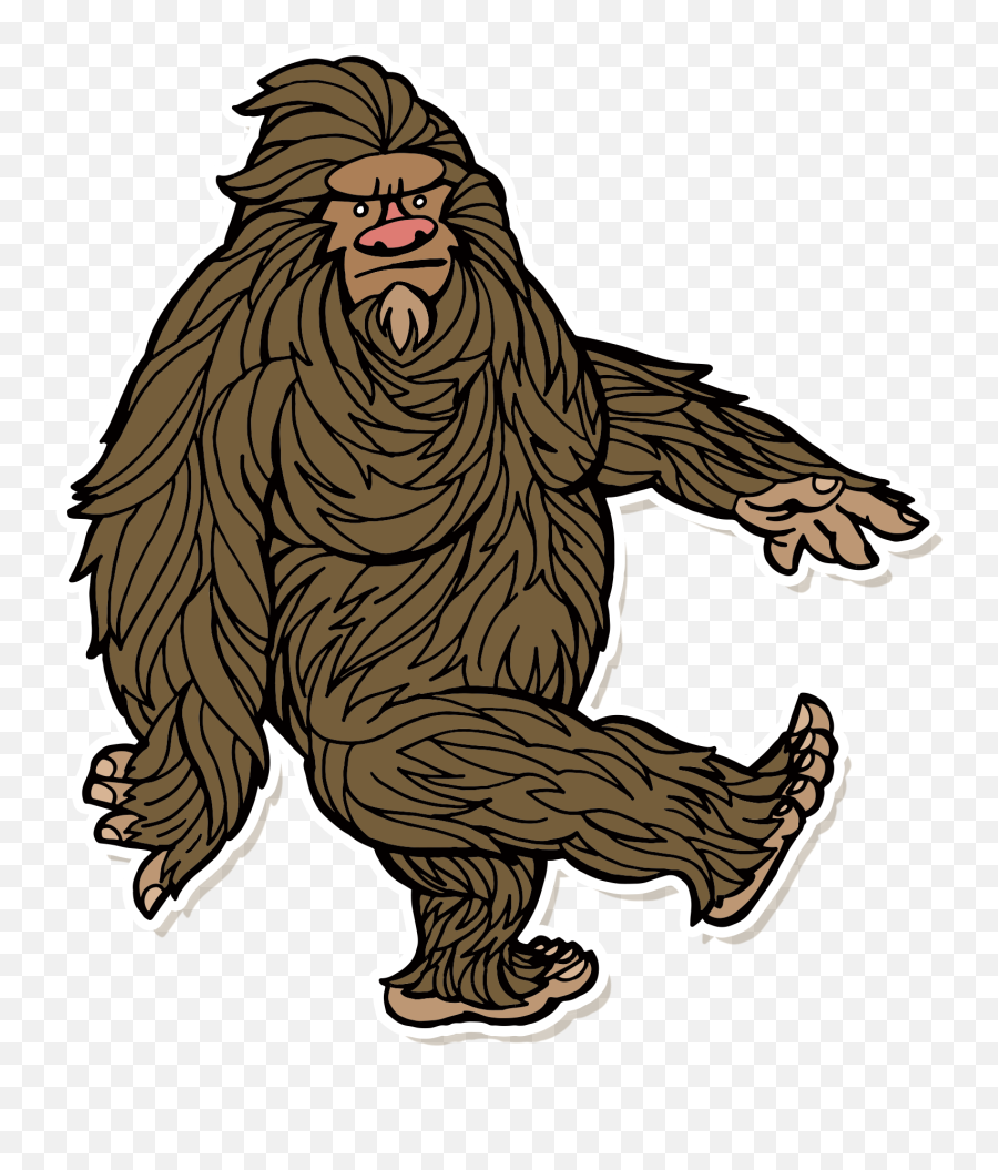Bigfoot Clipart - Bigfoot Clipart Png Emoji,Bigfoot Emoji