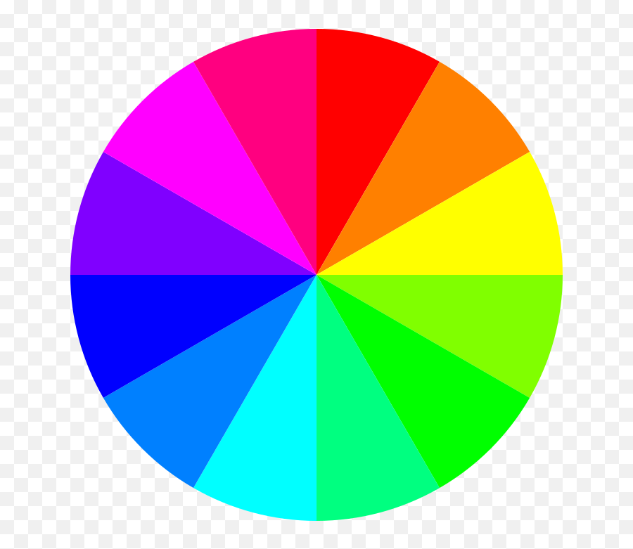 Download Free Png 12 Slice Rainbow Pizza - Dlpngcom Rainbow Circle Icon Png Emoji,Pizza Slice Emoji