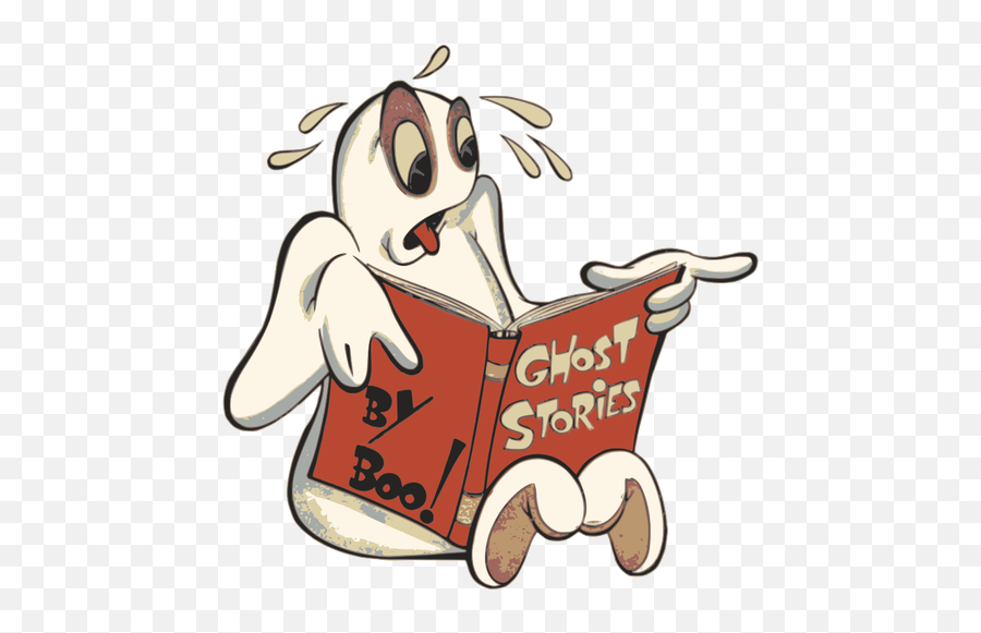 Spooked Ghost - Ghost Reading A Book Emoji,Ghost Emoticon