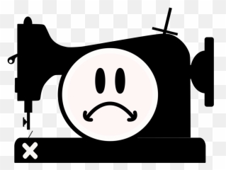Emoticon Line Art Style Png Clipart - Sewing Machine Logo Emoji