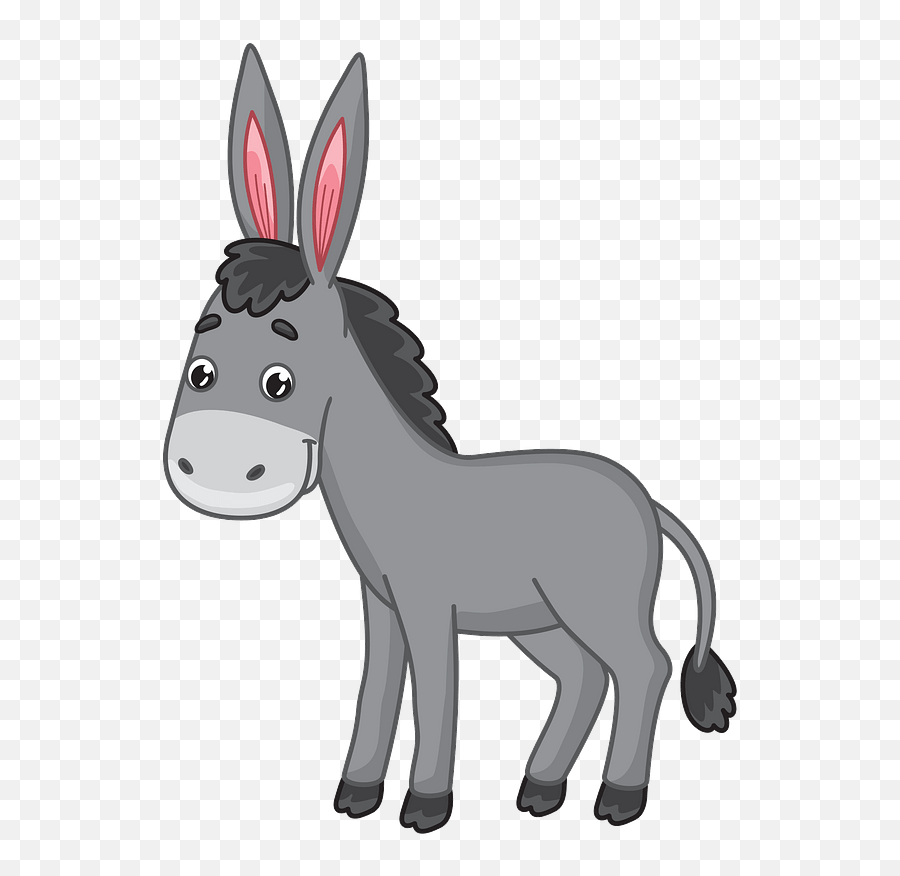 Donkey Clipart - Clipart Image Of Donkey Emoji,Donkey Emoji