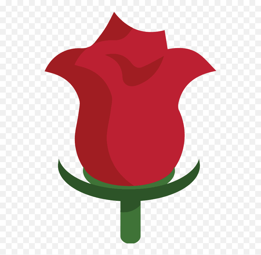 Rose Emoji Clipart - Vertical,Wilted Rose Emoji