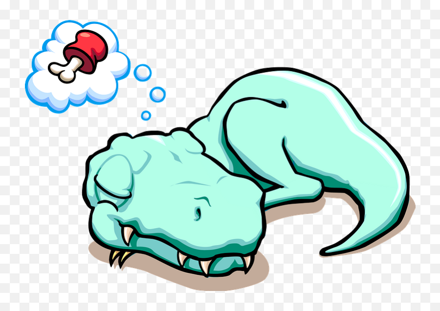 Tyrannosaurus Dreaming Clipart Free Download Transparent - Dinosaur Emoji,Dreaming Emoji