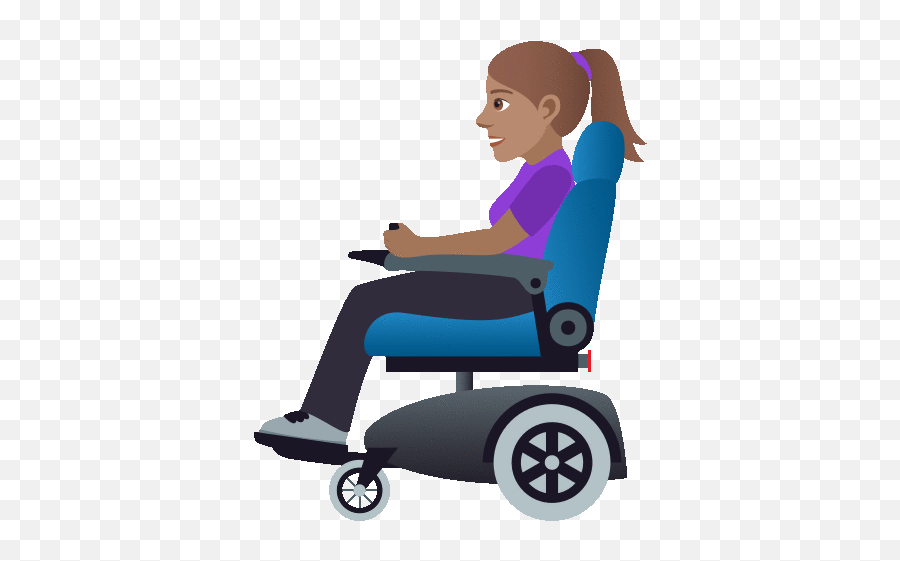 Motorized Wheelchair Joypixels Gif - Motorized Wheelchair Emoji,Wheelchair Emoji Meme