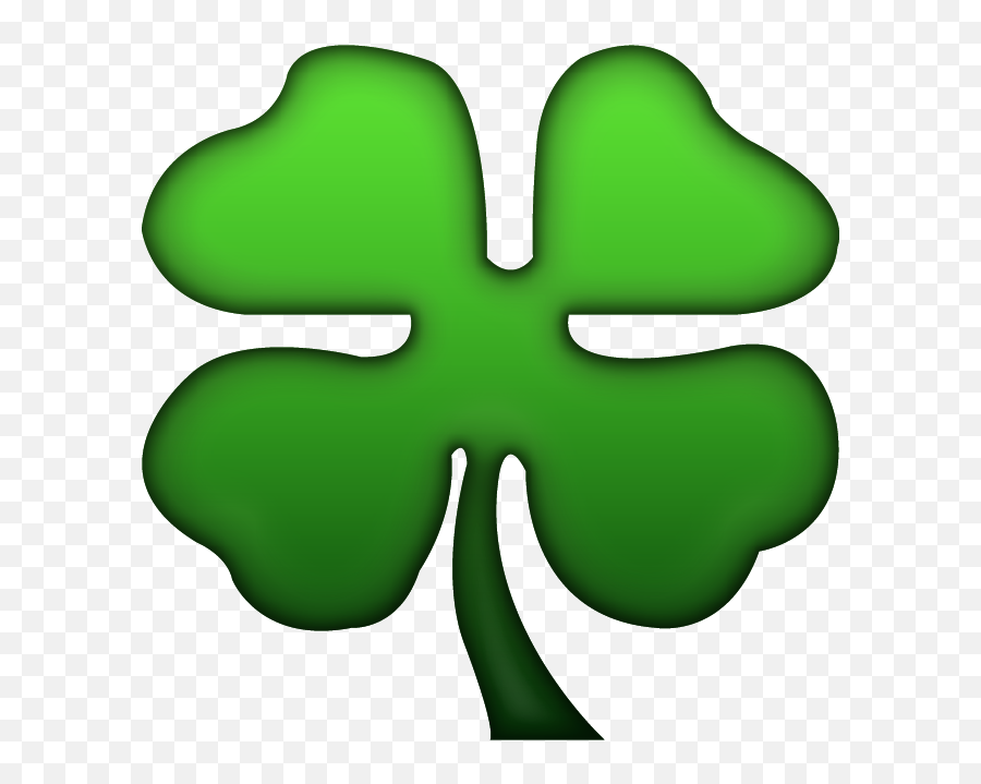 Vector Clover Lucky Transparent Png Clipart Free Download - Four Leaf Clover Emoji Png,Luck Emoji