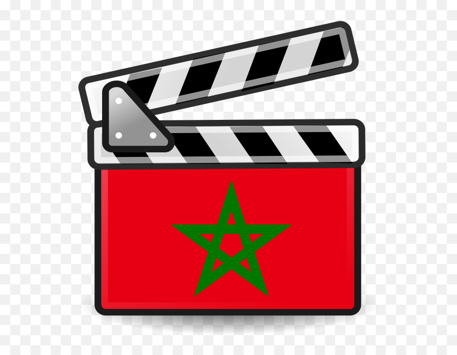 Morocco Film Clapperboard - Film Logo Clipart Emoji,Morocco Flag Emoji