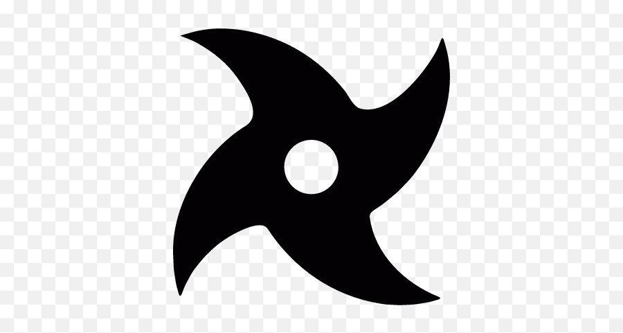 Ninja Shuriken Free Vectors Icons - Shuriken Png Emoji,Throwing Star Emoji