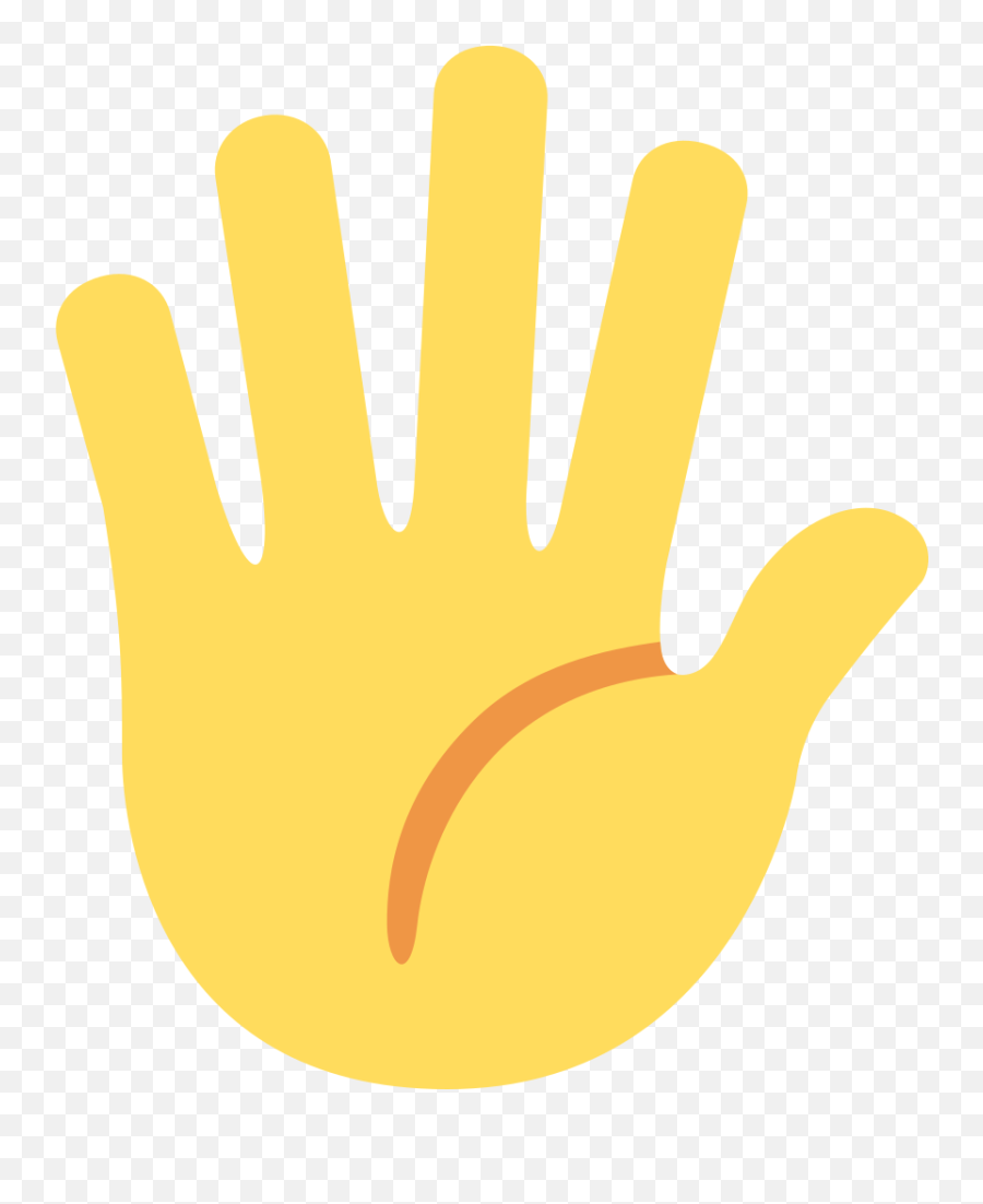 Twemoji12 1f590 - Hand Emoji Svg,Finger Gun Emoji