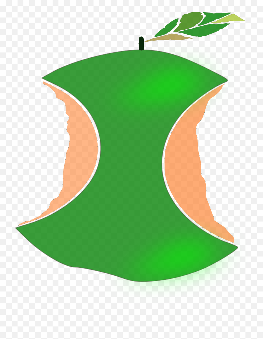 Bitten Green Apple Clipart Free Download Transparent Png - Vertical Emoji,Apple Sad Emoji