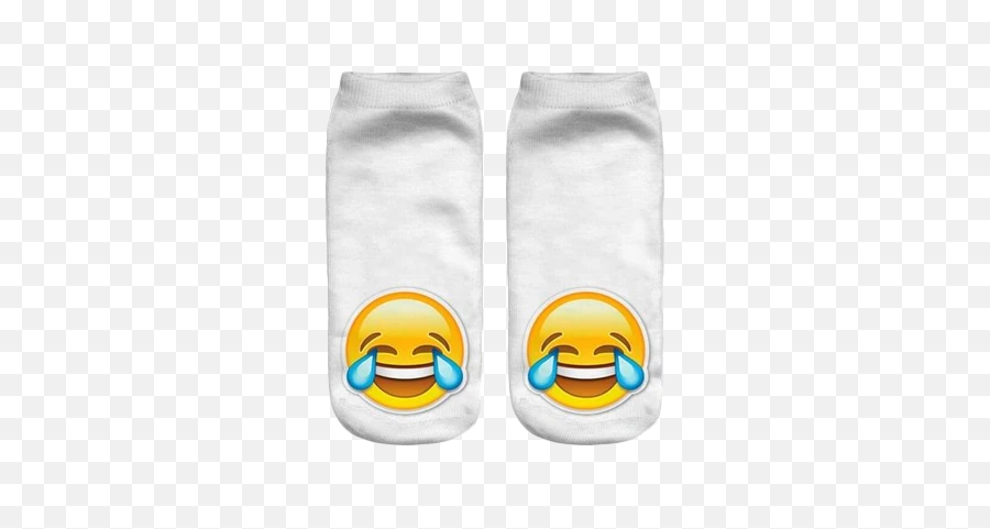 3d Emoji Printed Socks - Laughing Crying Emoji Socks,Tears Emoji