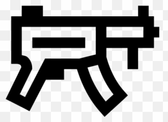 Submachine Gun Icon - Calligraphy Emoji,Ios 10 Gun Emoji