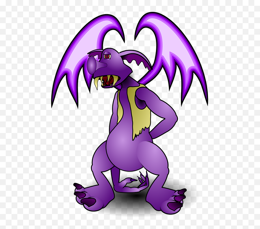 Free Photo Horn Cartoon Troll Flying Purple Monster Eye One - Troll Clip Art Emoji,Flamingo Emoji