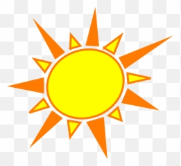 Tropical Clipart Sunshine - Yellow And Orange Sun Emoji,Umbrella And Sun Emoji