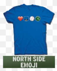 Chicago Cubs Fan Emoji Wrigley Field - T Shirt,Curse Emoji