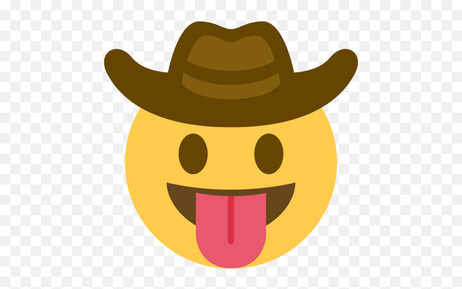 Cowboy Emoji Transparent Background,Sticking Tongue Out Emoji