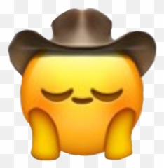 Cowboy Emoji - Cursed Emoji Png,Uwu Emoji