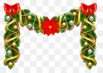 Transparent Background Christmas Wreath - Transparent Background Christmas Garland Clipart Emoji,Christmas Wreath Emoji