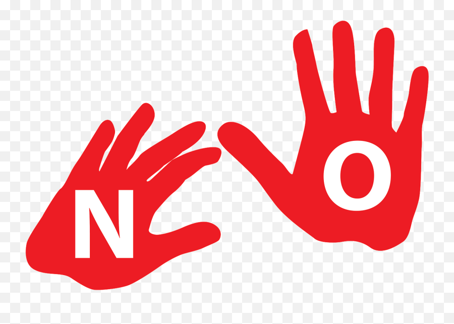 Say No No No No Stop Hands - Just Say No Drug Emoji,Emoji Eating Pizza