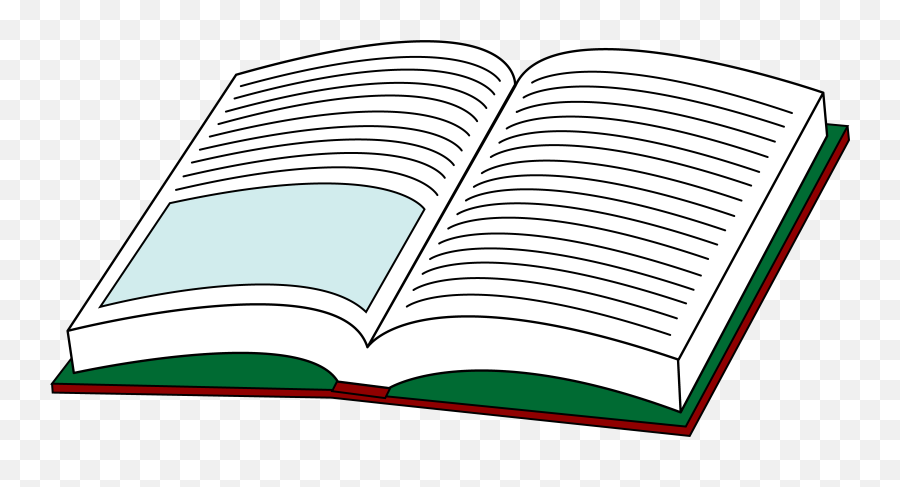 Textbook Clipart Opened Book Textbook - Open Book Clipart Emoji,Textbook Emoji