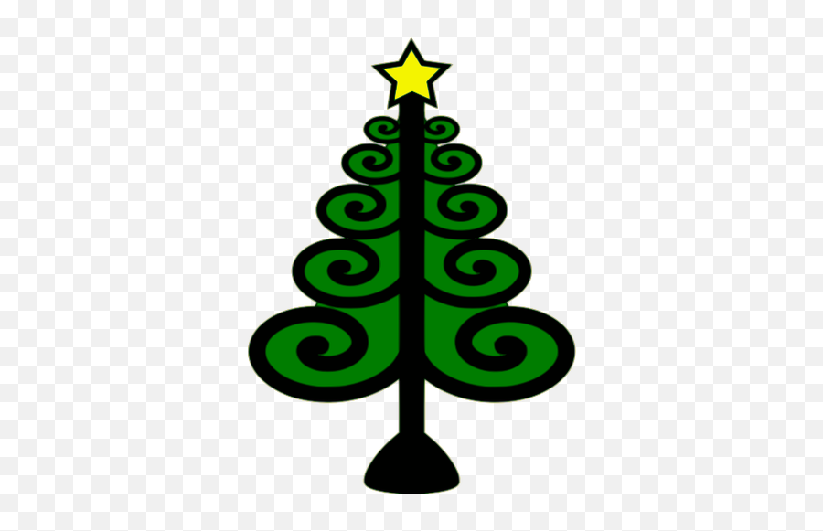 Vector Image Of Christmas Tree - Christmas Tree Reference Emoji,Emoji Christmas Decorations