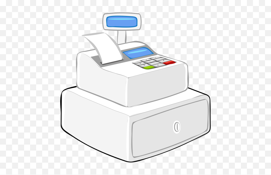 Cash Register Vector Image - Cash Register Clip Art Emoji,Cash Register Emoji