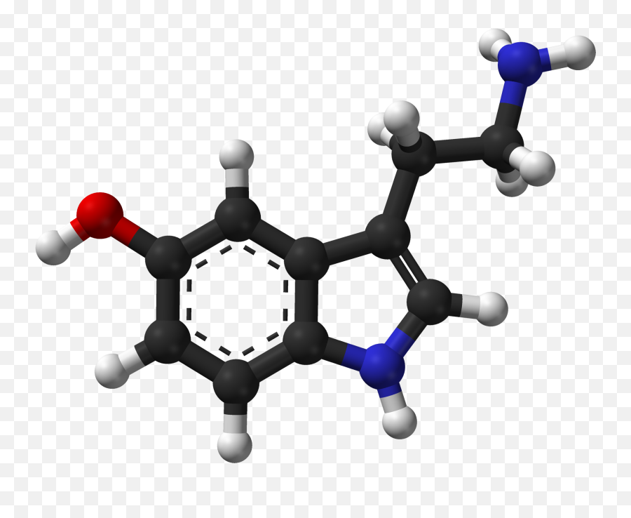 Serotonin - Serotonin Chemical Structure 3d Emoji,Emotion Con
