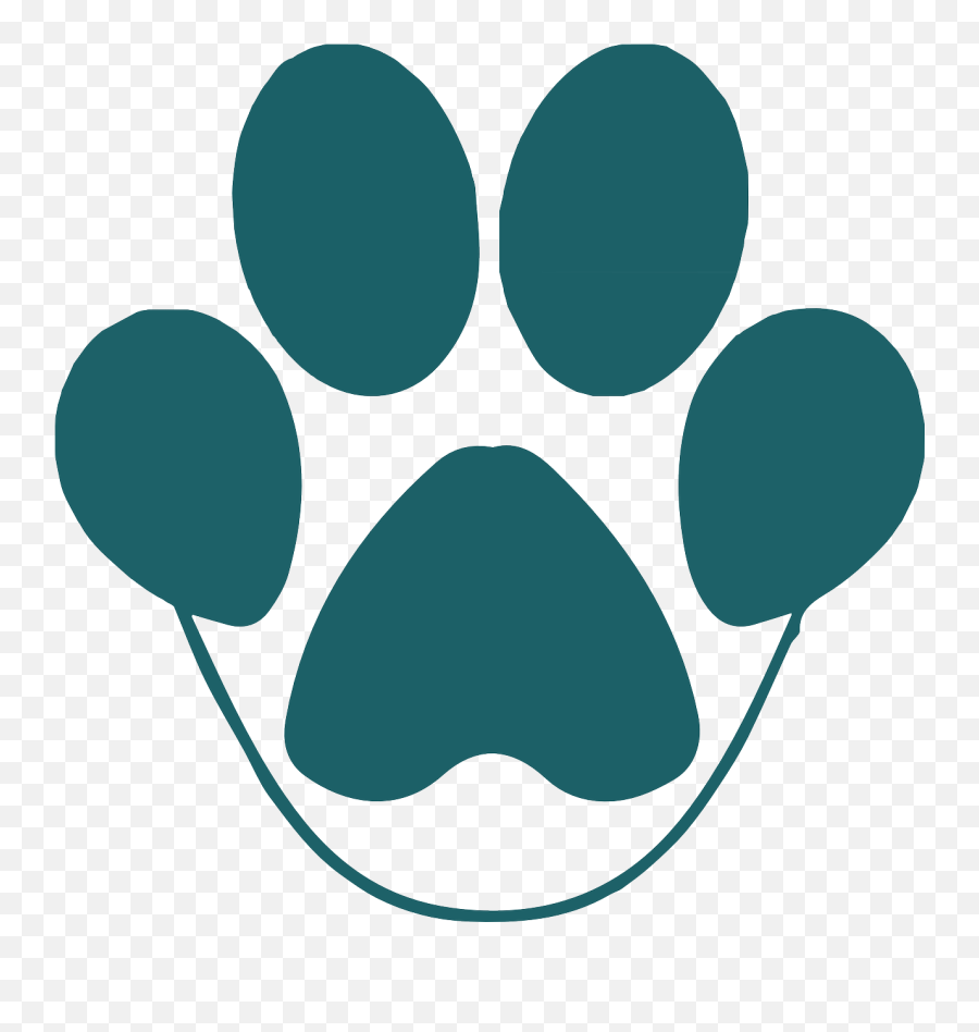 Paw Animal Pet Dog Paw Print - Silhouette Of A Paw Print Emoji,Paw Print Emoticon