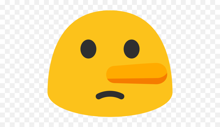 Lying Face Emoji - Lying Emoji Android,Pinocchio Emoji
