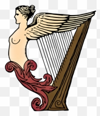 Free Harp Music Images - Clipart A 10 String Lyre Emoji