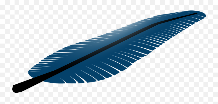 Free Blue Feathers Blue Vectors - Feather Clip Art Emoji,Surfing Emoticon
