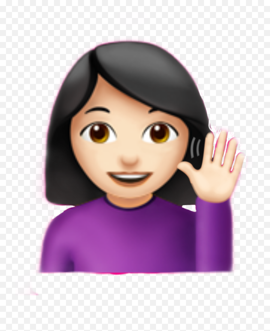 Girl Emoji Emojisticker Emojiiphone Girlemoji Iphone - Woman Tipping Hand Emoji Png,Girl Emoji