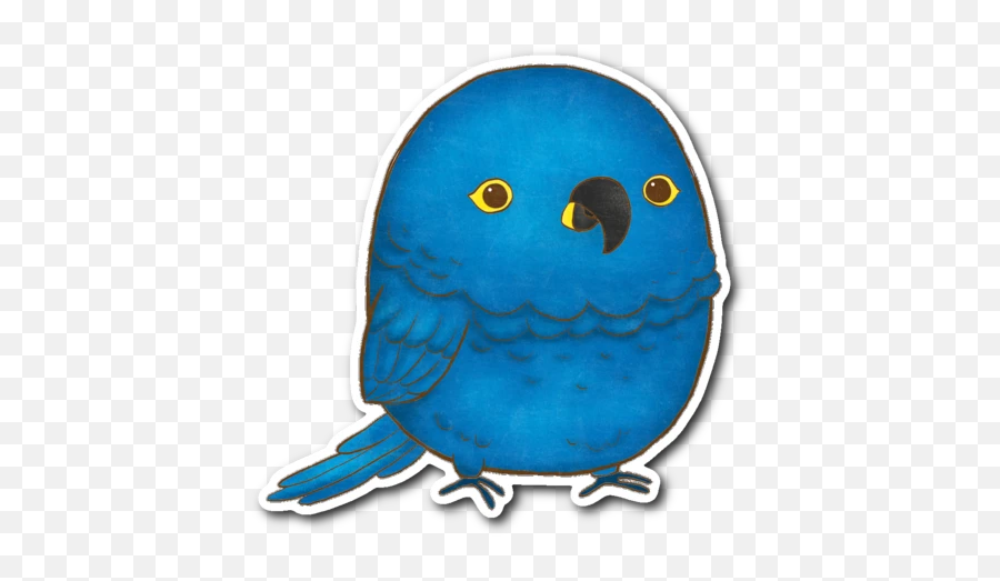 Cute Parrot Bird Stickers - Illustration Emoji,Parrot Emoticon