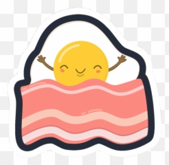 Bacon Eggs Sticker Stickerchallenge Freetoedit - Clip Art Emoji,Bacon Emoji