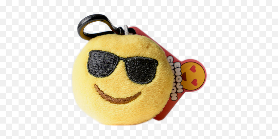 Emoji Keyring - Stay Cool Original Smiley,Nail Biting Emoji