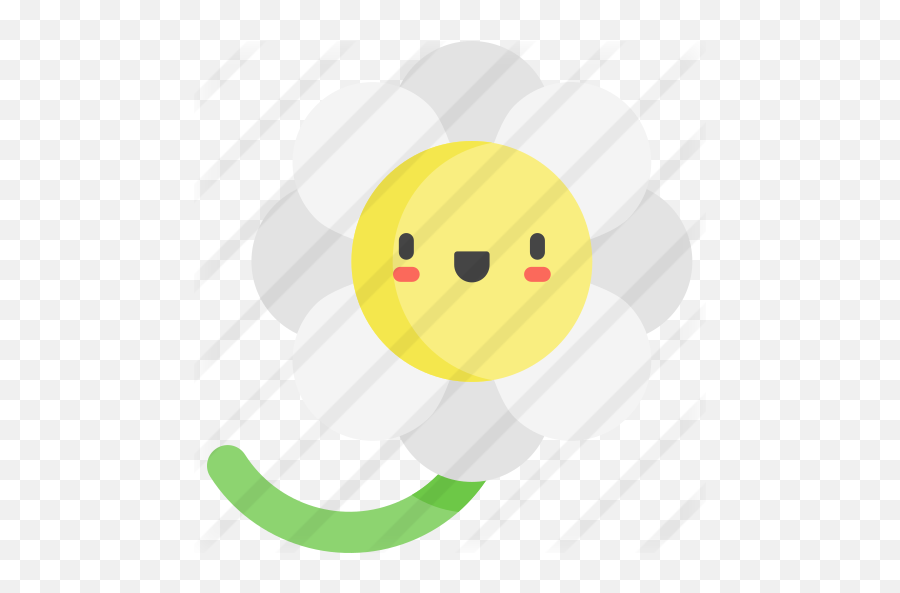 Flower - Circle Emoji,Flower Emoticon