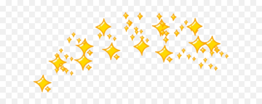 Sparkles Emoji Crown Yellow Yellowtheme Yellowaesthetic - Transparent Background Sparkle Emoji Png,Sparkle Emoji
